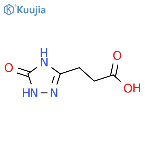 3-(5-oxo-2,5-dihydro-1H-1,2,4-triazol-3-yl)propanoic acid structure