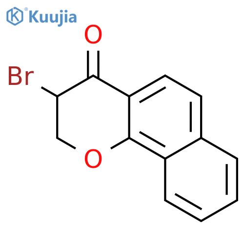 3-bromo-2,3-dihydrobenzo[h]chromen-4-one structure