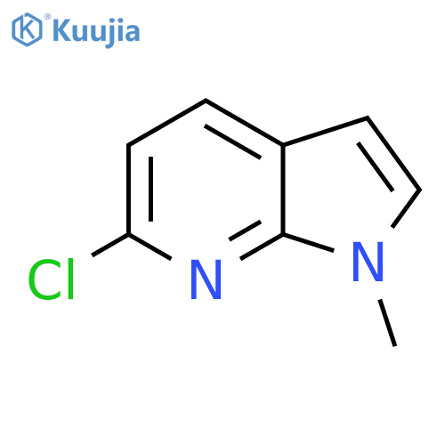 6-Chloro-1-methyl-1H-pyrrolo[2,3-b]pyridine structure