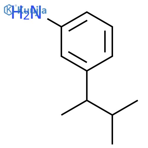 3-(3-methylbutan-2-yl)aniline structure