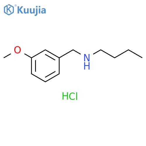 N-(3-methoxybenzyl)-1-butanamine hydrochloride structure