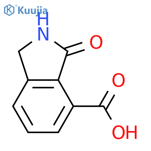 3-hydroxy-1H-isoindole-4-carboxylic acid structure