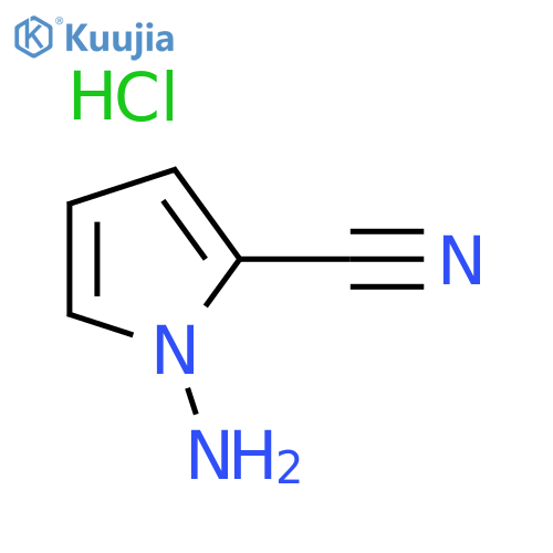 1-Amino-1H-pyrrole-2-carbonitrile hydrochloride structure