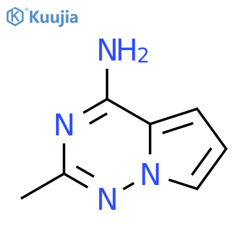 2-Methylpyrrolo[2,1-f][1,2,4]triazin-4-amine structure