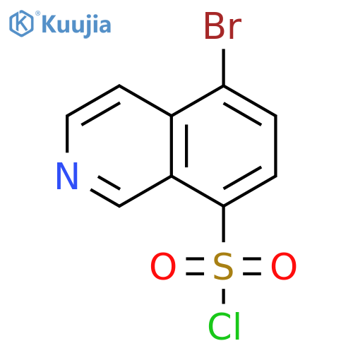 5-BROMOISOQUINOLINE-8-SULFONYL CHLORIDE structure