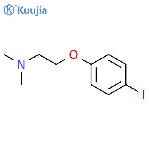 2-(4-Iodophenoxy) ethyl dimethylamine structure