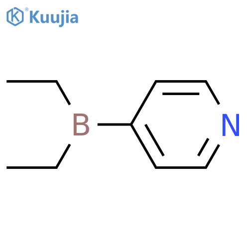 Diethyl(pyridin-4-yl)borane structure