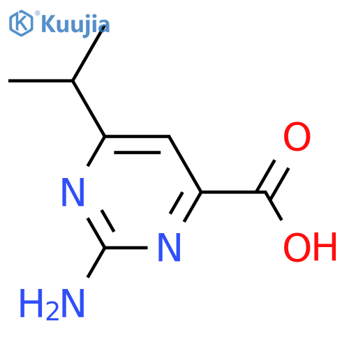 2-Amino-6-isopropylpyrimidine-4-carboxylic acid structure