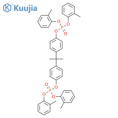 Tetracresyl bisphenol A bisphosphate structure