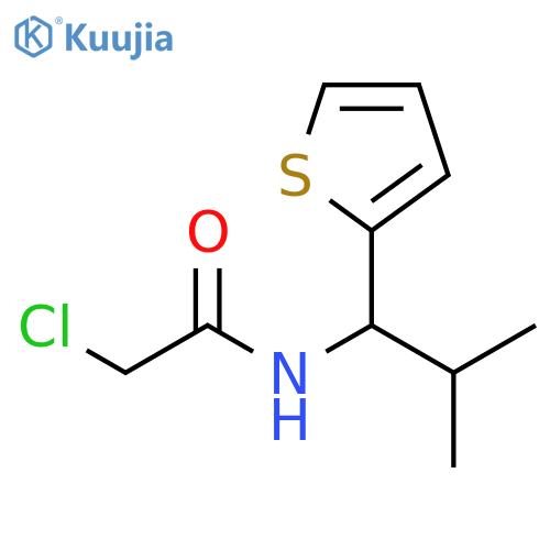 Acetamide, 2-chloro-N-[2-methyl-1-(2-thienyl)propyl]- structure