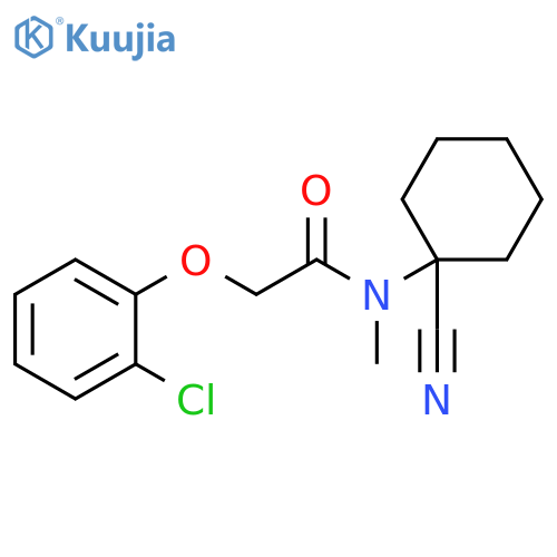 2-(2-Chlorophenoxy)-N-(1-cyanocyclohexyl)-N-methylacetamide structure