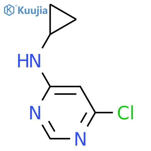 6-Chloro-N-cyclopropylpyrimidin-4-amine structure