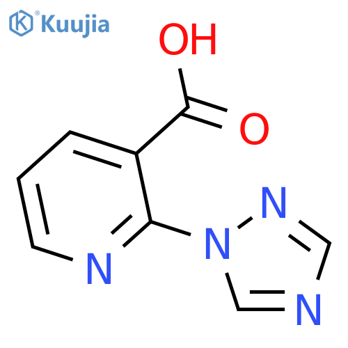 2-(1H-1,2,4-triazol-1-yl)pyridine-3-carboxylic Acid structure
