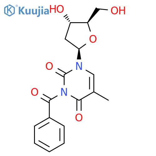 THYMIDINE, 3-BENZOYL- structure