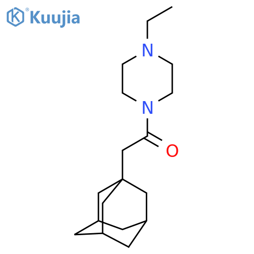 2-Adamantan-1-yl-1-(4-ethyl-piperazin-1-yl)-ethanone structure