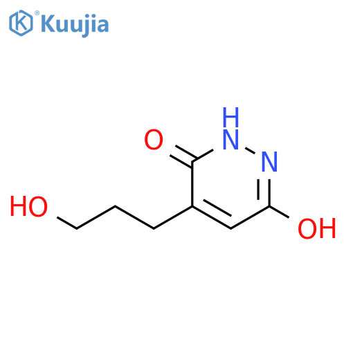 6-hydroxy-4-(3-hydroxypropyl)-3(2H)-Pyridazinone structure