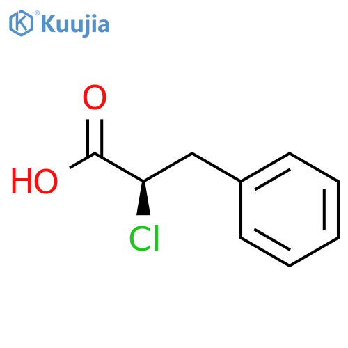 Benzenepropanoic acid, a-chloro-, (aR)- structure