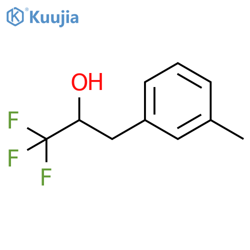 1,1,1-trifluoro-3-(3-methylphenyl)propan-2-ol structure