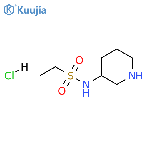 N-(piperidin-3-yl)ethane-1-sulfonamide structure