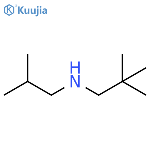 (2,2-dimethylpropyl)(2-methylpropyl)amine structure