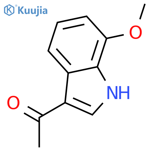 1-(7-methoxy-1H-indol-3-yl)-Ethanone structure