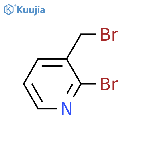 2-Bromo-3-(bromomethyl)pyridine structure