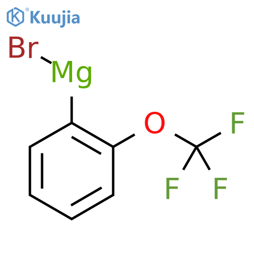 (2-(Trifluoromethoxy)phenyl)magnesium bromide, 0.50 M in THF structure