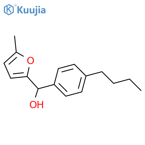 (4-butylphenyl)-(5-methylfuran-2-yl)methanol structure