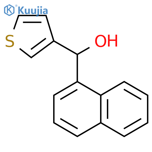 Naphthalen-1-yl(thiophen-3-yl)methanol structure