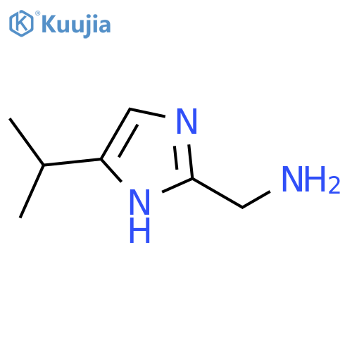 4-(propan-2-yl)-1H-imidazol-2-ylmethanamine structure
