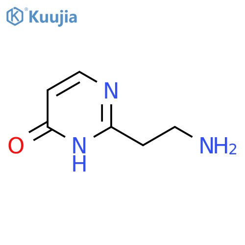 2-(2-Aminoethyl)pyrimidin-4-OL structure