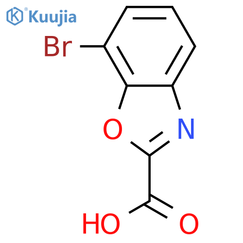 7-Bromo-benzooxazole-2-carboxylic Acid structure