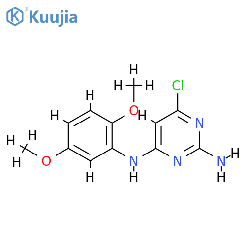 6-chloro-N4-(2,5-dimethoxyphenyl)pyrimidine-2,4-diamine structure