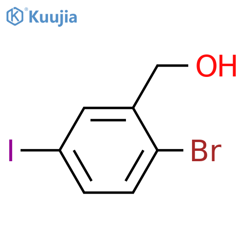 (2-Bromo-5-iodophenyl)methanol structure