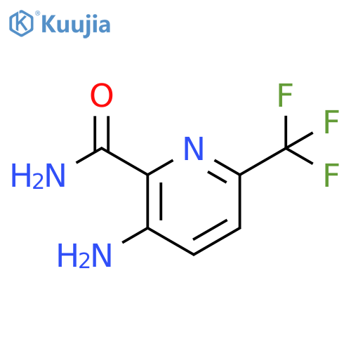 3-Amino-6-(trifluoromethyl)picolinamide structure