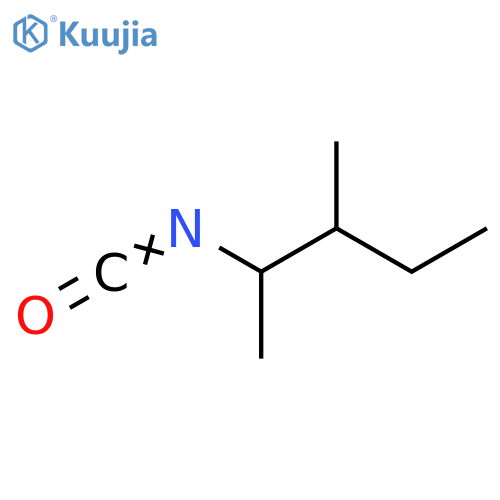 2-Isocyanato-3-methylpentane structure