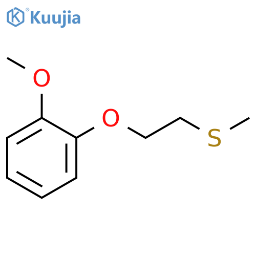 Benzene, 1-methoxy-2-[2-(methylthio)ethoxy]- structure