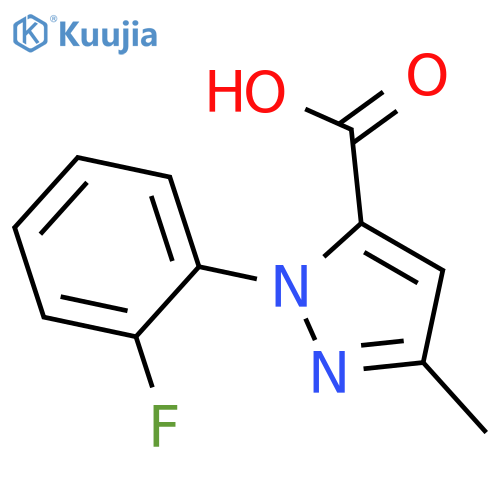 1-(2-FLUOROPHENYL)-3-METHYL-1H-PYRAZOLE-5-CARBOXYLIC ACID structure
