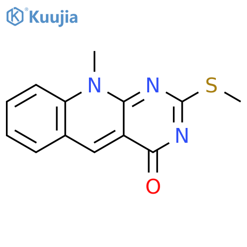 10-Methyl-2-methylthio-pyrimido4,5-b1,2-dihydroquinolin-4(1H)-one structure