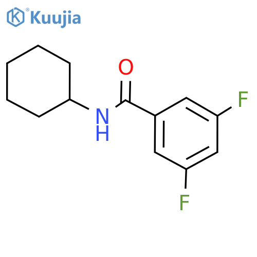N-Cyclohexyl-3,5-difluorobenzamide structure