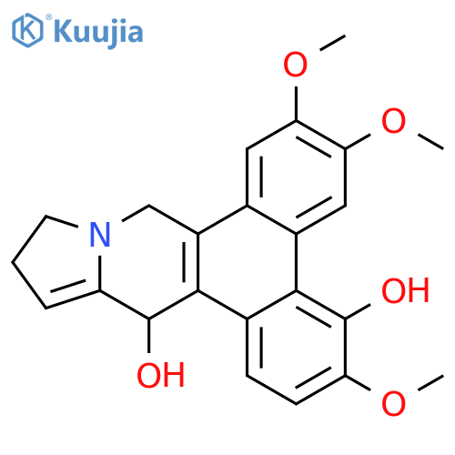 Dibenzo[f,h]pyrrolo[1,2-b]isoquinoline-4,14-diol, 9,11,12,14-tetrahydro-3,6,7-trimethoxy- structure