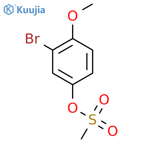 3-Bromo-4-methoxyphenyl mesylate structure