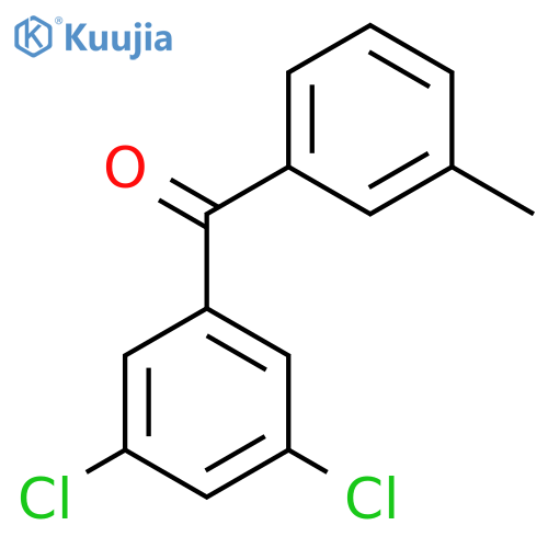 3,5-Dichloro-3'-methylbenzophenone structure