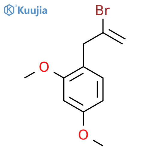 2-Bromo-3-(2,4-dimethoxyphenyl)-1-propene structure