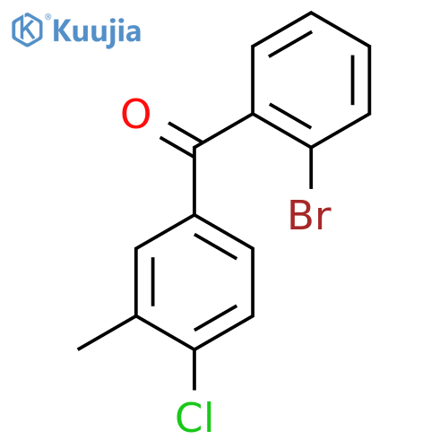 2-Bromo-4'-chloro-3'-methylbenzophenone structure