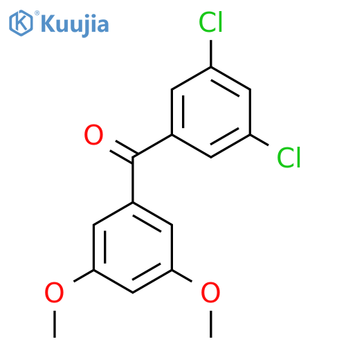 3,5-Dichloro-3',5'-dimethoxybenzophenone structure