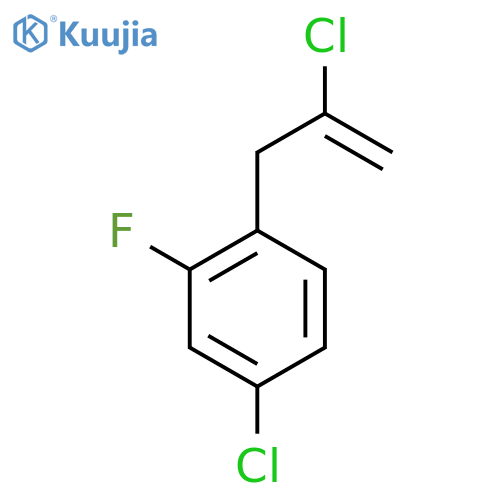 2-Chloro-3-(4-chloro-2-fluorophenyl)-1-propene structure