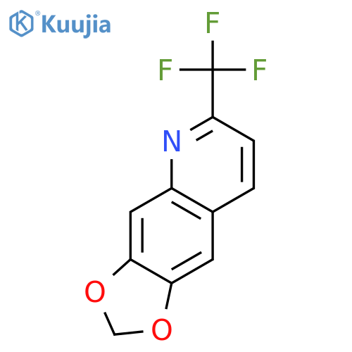 6-(trifluoromethyl)-[1,3]dioxolo[4,5-g]quinoline structure