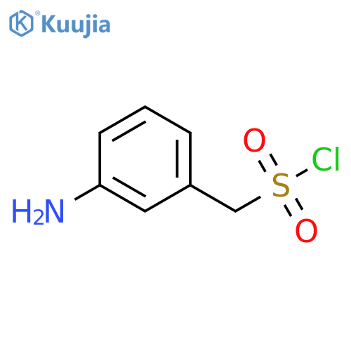 Benzenemethanesulfonyl chloride, 3-amino- structure