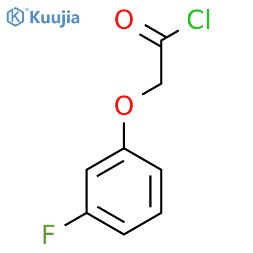 Acetyl chloride, 2-(3-fluorophenoxy)- structure